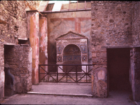 Part of a Roman home buried in Pompeii
